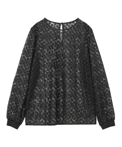 ANAYI(アナイ)の「フラワー刺繍クルー プルオーバー(Tシャツ/カットソー・レディース・ホワイト/ブラック・36/38)」の13枚目の写真