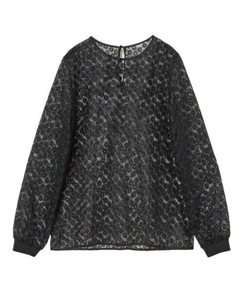 ANAYI(アナイ)の「フラワー刺繍クルー プルオーバー(Tシャツ/カットソー・レディース・ホワイト/ブラック・36/38)」の14枚目の写真