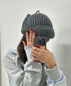Cycle by myob/サイクルバイエムワイオー】DRAW CODE KNIT CAP（ニット