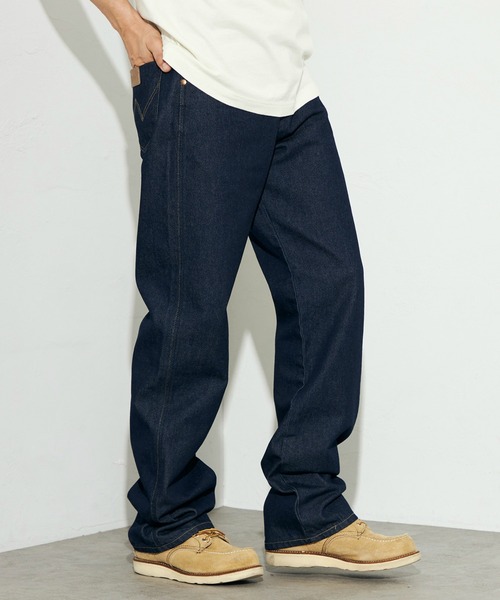 Wrangler（ラングラー）の「Wrangler/ラングラー【US ORIGINAL】13MWZ ストレートジーンズ/ストレートデニムパンツ（デニムパンツ・メンズ・インディゴブルー・34/32/30/28/36）」の4枚目の写真