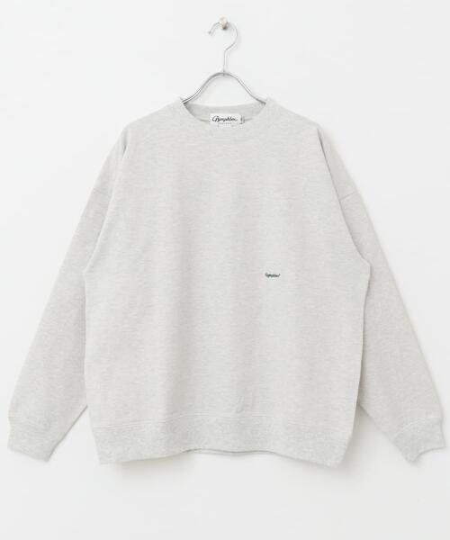 GYMPHLEX(ジムフレックス)の「GYMPHLEX CREW NECK LONG-SLEEVE T-SHIRTS(Tシャツ/カットソー・レディース・ライトブルー/ライトグレー/ネイビー・X-SMALL)」の1枚目の写真
