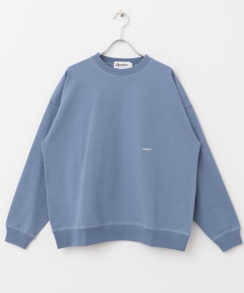 GYMPHLEX(ジムフレックス)の「GYMPHLEX CREW NECK LONG-SLEEVE T-SHIRTS(Tシャツ/カットソー・レディース・ライトブルー/ライトグレー/ネイビー・X-SMALL)」の2枚目の写真