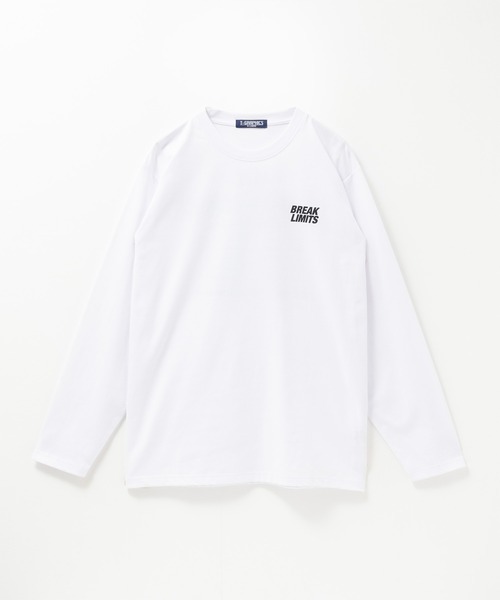Mac-House(マックハウス)の「T-GRAPHICS メッセージプリント長袖Tシャツ(Tシャツ/カットソー・メンズ・オートミール/モカ/ホワイト/ブラック/ブルーグレー・S/M/L/XL)」の6枚目の写真