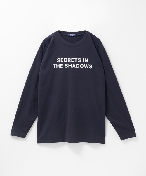Mac-House(マックハウス)の「T-GRAPHICS メッセージプリント長袖Tシャツ(Tシャツ/カットソー・メンズ・オートミール/モカ/ホワイト/ブラック/ブルーグレー・S/M/L/XL)」の10枚目の写真