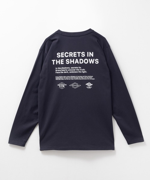 Mac-House(マックハウス)の「T-GRAPHICS メッセージプリント長袖Tシャツ(Tシャツ/カットソー・メンズ・オートミール/モカ/ホワイト/ブラック/ブルーグレー・S/M/L/XL)」の11枚目の写真
