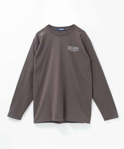 Mac-House(マックハウス)の「T-GRAPHICS メッセージプリント長袖Tシャツ(Tシャツ/カットソー・メンズ・オートミール/モカ/ホワイト/ブラック/ブルーグレー・S/M/L/XL)」の20枚目の写真