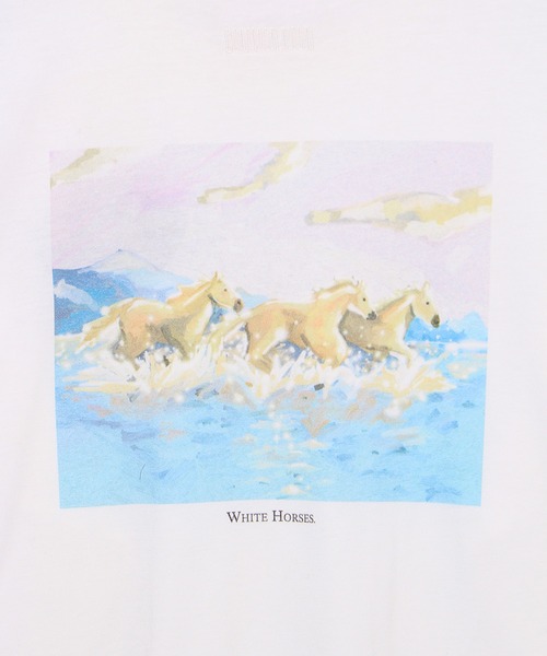 Common Noun(コモン ナウン)の「“HORSE” Shuhei Koki 半袖T(Tシャツ/カットソー・レディース・ブラック/イエロー/杢グレー/ホワイト/ピンク・L/M)」の12枚目の写真