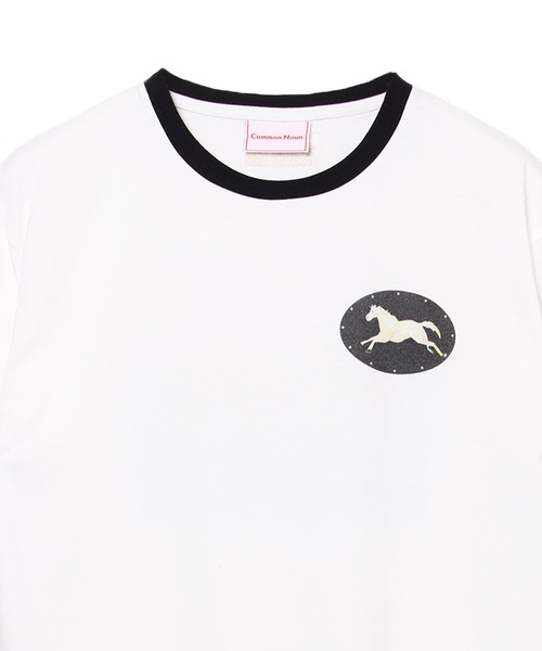 Common Noun(コモン ナウン)の「“HORSE” Shuhei Koki 半袖T(Tシャツ/カットソー・レディース・ブラック/イエロー/杢グレー/ホワイト/ピンク・L/M)」の11枚目の写真