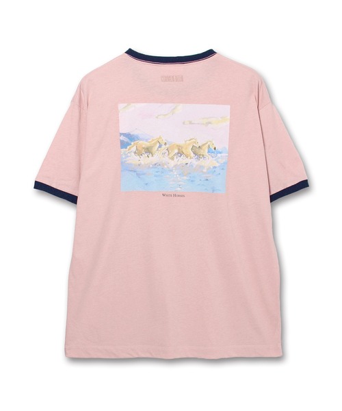 Common Noun(コモン ナウン)の「“HORSE” Shuhei Koki 半袖T(Tシャツ/カットソー・レディース・ブラック/イエロー/杢グレー/ホワイト/ピンク・L/M)」の10枚目の写真