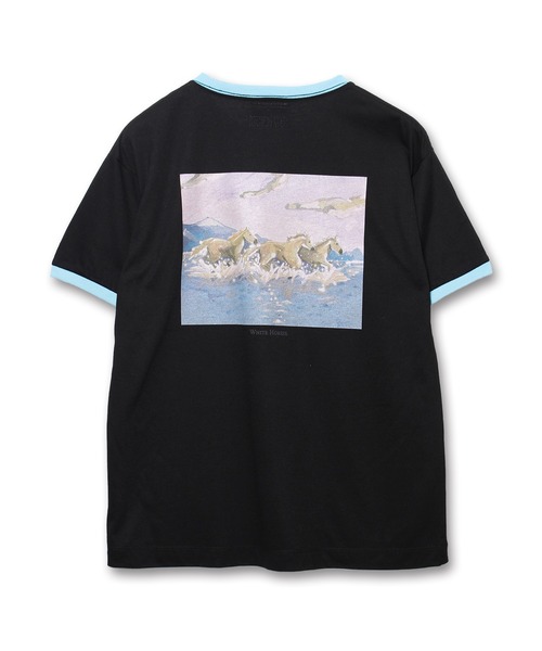 Common Noun(コモン ナウン)の「“HORSE” Shuhei Koki 半袖T(Tシャツ/カットソー・レディース・ブラック/イエロー/杢グレー/ホワイト/ピンク・L/M)」の7枚目の写真