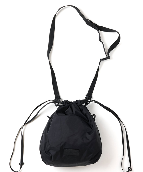 BAICYCLON by Bagjack(バイシクロン バイ バグジャック)の「BAICYCLON by bagjack DRAWSTRING BAG SMALL(ショルダーバッグ・メンズ・ブラック・FREE)」の1枚目の写真