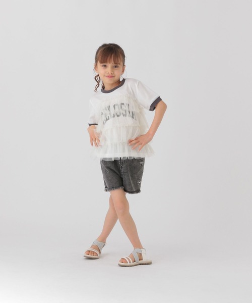 GLOBAL WORK（グローバルワーク）の「GOODデニムショーツ/T/293273（デニムパンツ・キッズ・ブルー系3/ブラック系・120cm/110cm/100cm）」の4枚目の写真