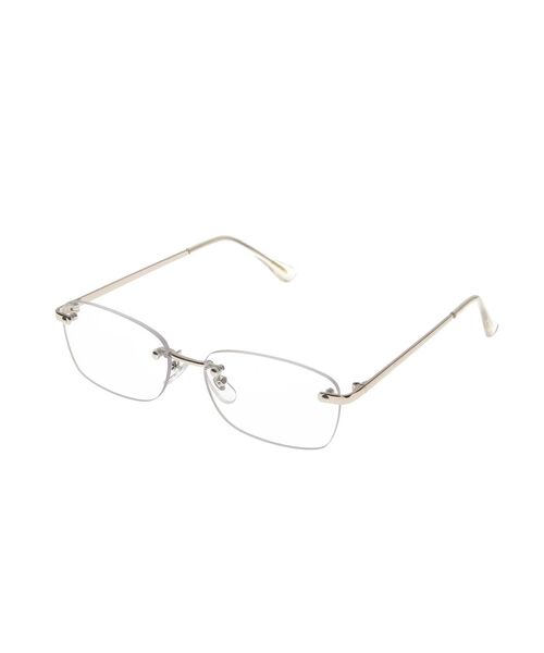 jouetie（ジュエティ）の「スリムフレームレスグラス（メガネ・レディース・シルバー/ゴールド・FREE）」の8枚目の写真