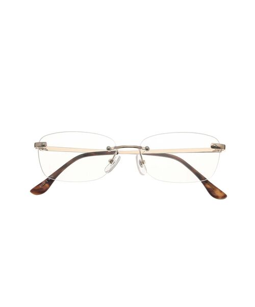 jouetie（ジュエティ）の「スリムフレームレスグラス（メガネ・レディース・シルバー/ゴールド・FREE）」の10枚目の写真