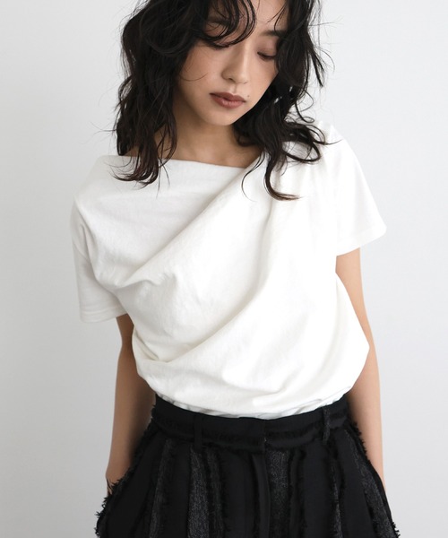 【TOTEME】パネルドレープ Tシャツ ドレス 美しい流線ドレープTシャツトップス – ONE PEACE ONLINE