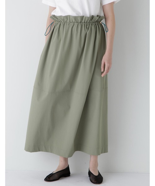 新品　archivio 撥水ストレッチスカート　size38 M ウォッシャブル】タイプライタークレープストレッチマーメード
