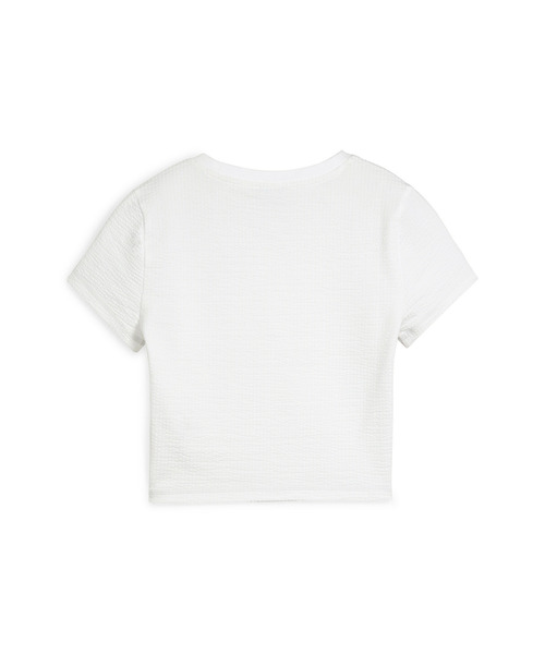 PUMA(プーマ)の「PUMA プーマ ウィメンズ デア トゥ テクスチャード ベビー 半袖 Tシャツ(Tシャツ/カットソー・レディース・ブルー系その他/ホワイト/ブラック・X-SMALL/SMALL/MEDIUM/LARGE)」の15枚目の写真