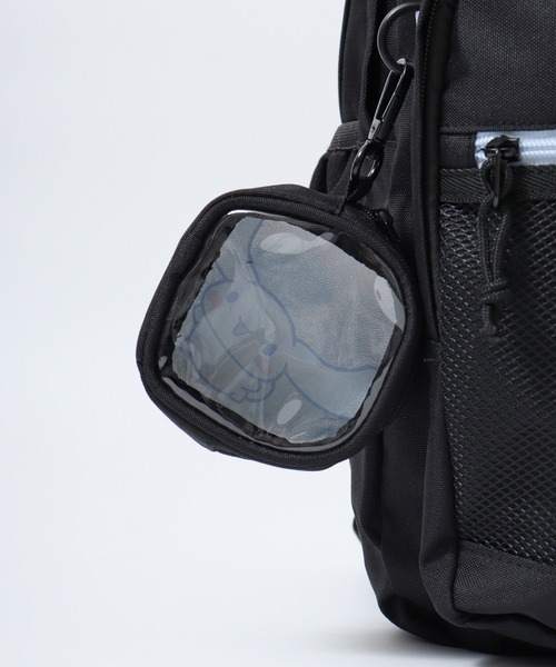 sanrio（サンリオ）の「RBｻﾝﾘｵﾎﾟﾘ2層ﾒｯｼｭﾎﾟｰﾁ付Dﾊﾟｯｸ（バックパック/リュック・レディース・ブラック系その他2/ブラック系その他/ブラック・FREE）」の9枚目の写真