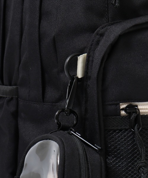 sanrio（サンリオ）の「RBｻﾝﾘｵﾎﾟﾘ2層ﾒｯｼｭﾎﾟｰﾁ付Dﾊﾟｯｸ（バックパック/リュック・レディース・ブラック系その他2/ブラック系その他/ブラック・FREE）」の15枚目の写真