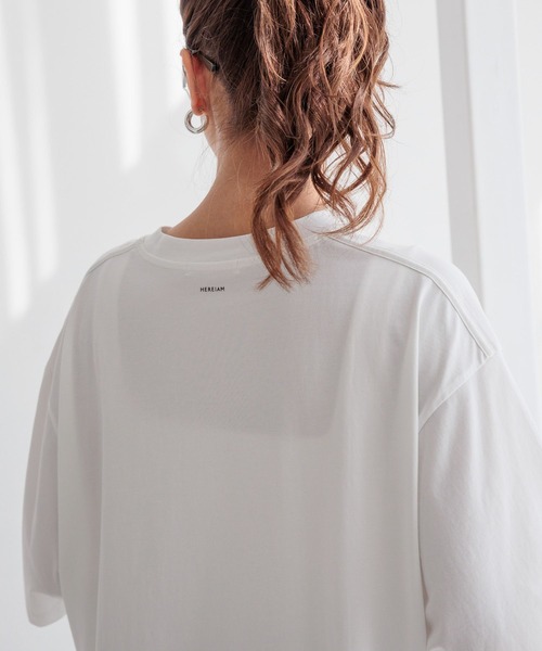 very online store 新品未使用HYEON チュニック丈カットソー セール】【HEREIAM】チュニック丈が新鮮/オーバーロングTEE（T