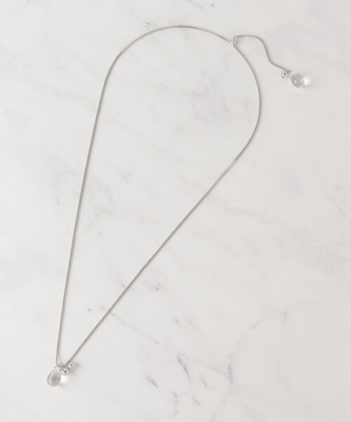 SHOO・LA・RUE（シューラルー）の「【2WAY】クリアしずく玉ネックレス（ネックレス・レディース・シルバー/ピンクゴールド/ゴールド・00）」の9枚目の写真