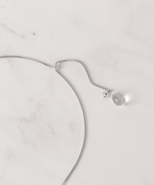 SHOO・LA・RUE（シューラルー）の「【2WAY】クリアしずく玉ネックレス（ネックレス・レディース・シルバー/ピンクゴールド/ゴールド・00）」の10枚目の写真