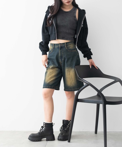 WEGO（ウィゴー）の「WEGO/ヴィンテージウォッシュカップインアメスリタンク（タンクトップ・レディース・スミクロ・SMALL/MEDIUM）」の11枚目の写真