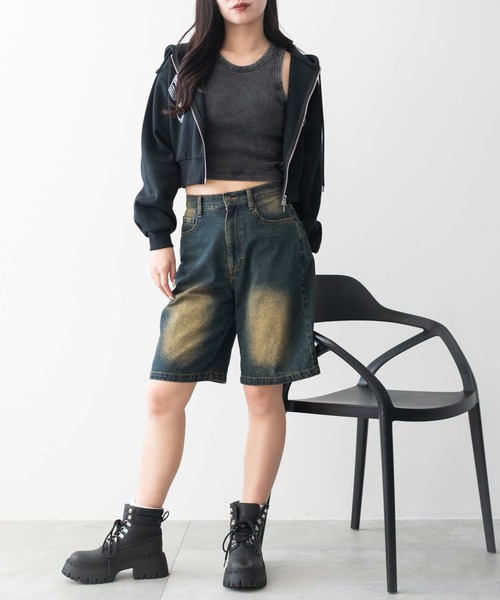 WEGO（ウィゴー）の「WEGO/ヴィンテージウォッシュカップインアメスリタンク（タンクトップ・レディース・スミクロ・SMALL/MEDIUM）」の7枚目の写真