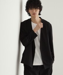 TAKEO KIKUCHI サマー ツイード ジャケット ノーカラー tk.TAKEO KIKUCHI｜【吸水速乾】COOLMAX(R)サマーノーカラー