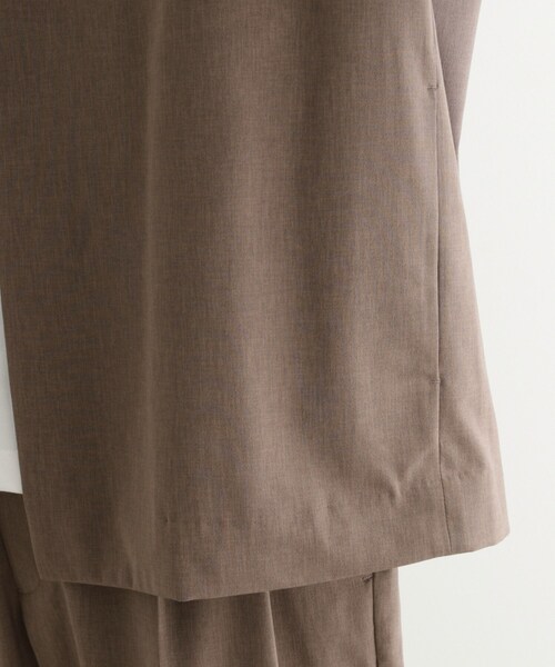 tk.TAKEO KIKUCHI（ティーケータケオキクチ）の「◆【吸水速乾】COOLMAX(R)サマーノーカラージャケット/セットアップ対応（ノーカラージャケット・メンズ・ブラック/ブルー/ブラウン系その他・02/01/03）」の10枚目の写真