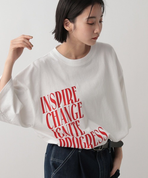 LOWRYS FARM（ローリーズファーム）の「アソートプリントＳＳ　 452342（Tシャツ/カットソー・メンズ・イエロー/ホワイト/ブラック/ネイビー/アイボリー・LARGE/MEDIUM）」の3枚目の写真