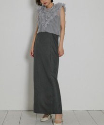 My shawty（マイシャウティー）の「frill tule vest（その他トップス）」