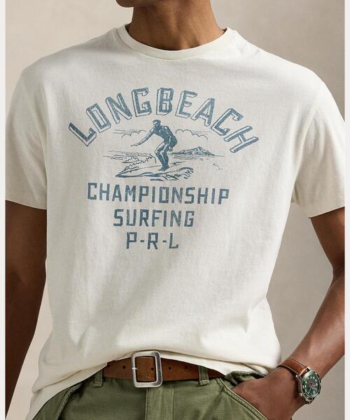 ◆【POLO】クラシックフィットジャージーグラフィックTシャツ◆ クラシック フィット ジャージー グラフィック Tシャツ | ラルフ
