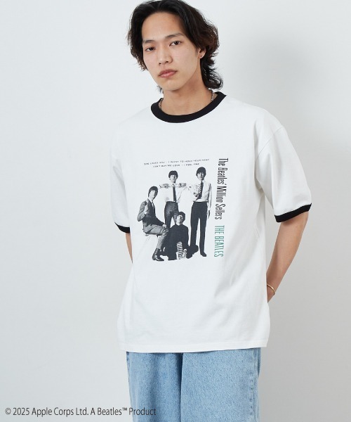 ビートルズ バンドTシャツ リンガー 00s 00s THE BEATLES リンガーTシャツ 古着 ビートルズ - メルカリ
