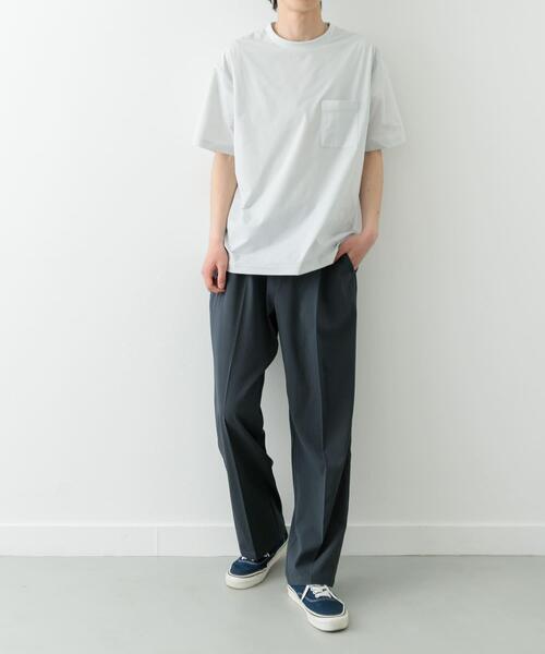 ITEMS URBANRESEARCH（アイテムズ アーバンリサーチ）の「接触冷感ハイストレッチTシャツ（シャツ/ブラウス・メンズ・チャコールグレー/ブラック/ホワイト/ネイビー・MEDIUM/LARGE）」の13枚目の写真