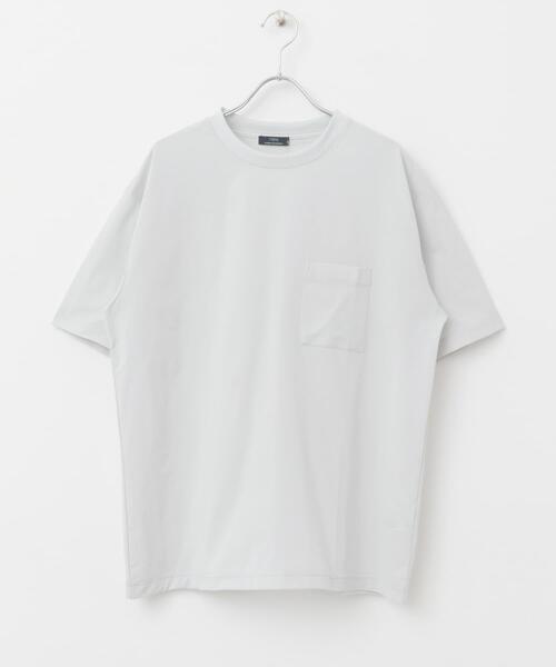 ITEMS URBANRESEARCH（アイテムズ アーバンリサーチ）の「接触冷感ハイストレッチTシャツ（シャツ/ブラウス・メンズ・チャコールグレー/ブラック/ホワイト/ネイビー・MEDIUM/LARGE）」の14枚目の写真