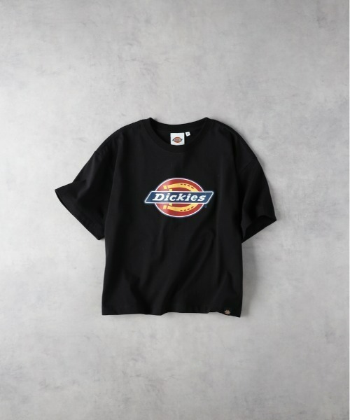 Right-on(ライトオン)の「Dickies(ディッキーズ)【レディース】アイコンロゴクロップドTシャツ(Tシャツ/カットソー・レディース・ブラック/オフホワイト・M/L)」の2枚目の写真