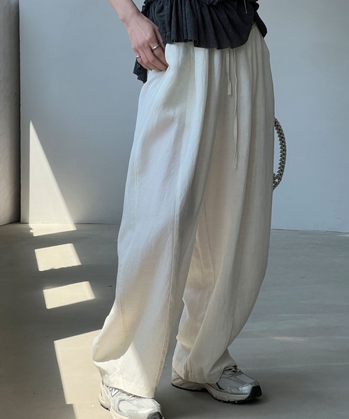【美品】パレスパラス　パンツ　リネン混 美品】パレスパラス パンツ リネン混 - メルカリ