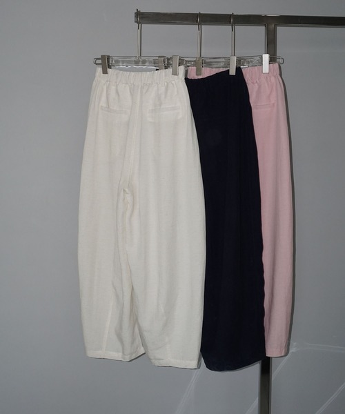 chuclla（チュクラ）の「リネン混ボリューム イージーパンツ chw25s057（その他パンツ・レディース・ホワイト/ネイビー/ピンク・S/M）」の17枚目の写真