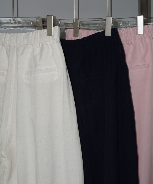 chuclla（チュクラ）の「リネン混ボリューム イージーパンツ chw25s057（その他パンツ・レディース・ホワイト/ネイビー/ピンク・S/M）」の20枚目の写真
