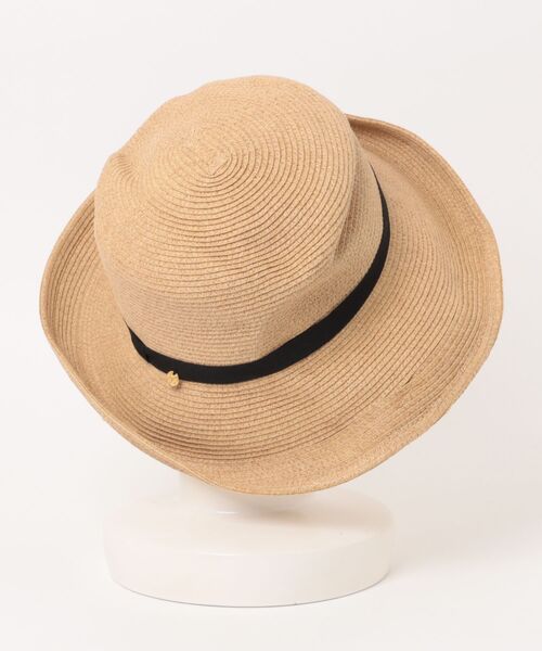 collex（コレックス）の「【UVカット・畳める】クランプルハット（ハット・レディース・ライトグレー/ベージュ・フリー）」の3枚目の写真