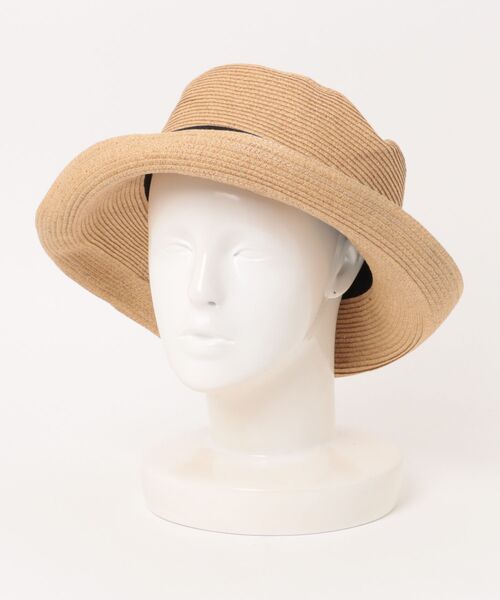 collex（コレックス）の「【UVカット・畳める】クランプルハット（ハット・レディース・ライトグレー/ベージュ・フリー）」の20枚目の写真