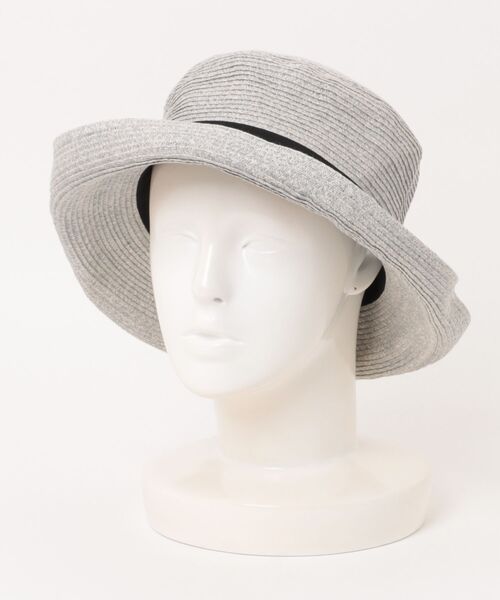 collex（コレックス）の「【UVカット・畳める】クランプルハット（ハット・レディース・ライトグレー/ベージュ・フリー）」の21枚目の写真