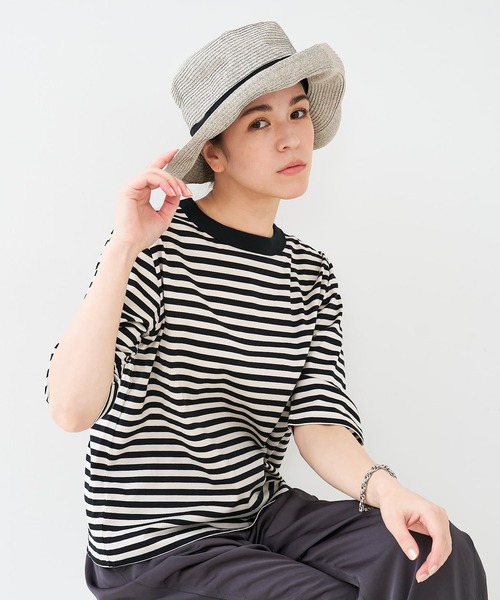 collex（コレックス）の「【UVカット・畳める】クランプルハット（ハット・レディース・ライトグレー/ベージュ・フリー）」の9枚目の写真