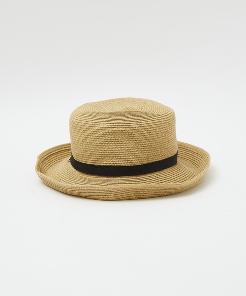 collex（コレックス）の「【UVカット・畳める】クランプルハット（ハット・レディース・ライトグレー/ベージュ・フリー）」の13枚目の写真