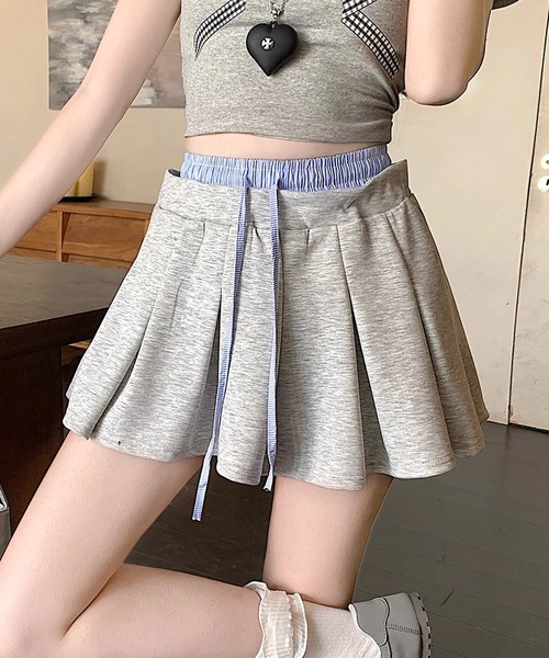 HOOK(フック)の「カジュアルプリーツスカート (SS)(スカート・レディース・ブラック/ネイビー/グレー・SMALL/MEDIUM/LARGE)」の20枚目の写真