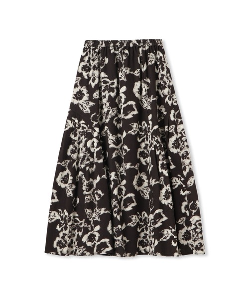 MAYSON GREY(メイソングレイ)の「フラワープリントリラックスサイドギャザーフレアスカート(スカート・レディース・ホワイト系その他/ブラック系その他・M)」の16枚目の写真