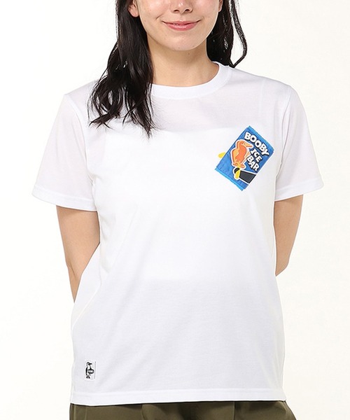 CHUMS(チャムス)の「CHUMS/チャムス 半袖Tシャツ バックプリント 速乾 UVケア CH01-2536(Tシャツ/カットソー・メンズ・ブラック/ライトベージュ/ミント/ホワイト・M/L/XL)」の17枚目の写真