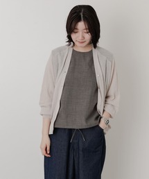 URBAN RESEARCH DOORS - URBAN RESEARCH DOORS ニットカーディガン　ベージュ   L 衿付ニットカーディガン[DRA4-22E109]｜URBAN RESEARCH公式