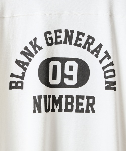 NUMBER (N)INE（ナンバーナイン）の「HEAVY COTTON COLLEGE LOGO FOOTBALL T-SHIRT / ヘビー コットン カレッジロゴ フットボール Tシャツ（Tシャツ/カットソー・メンズ・チャコール/ホワイト/ブラック/カーキ・2/3/4）」の16枚目の写真